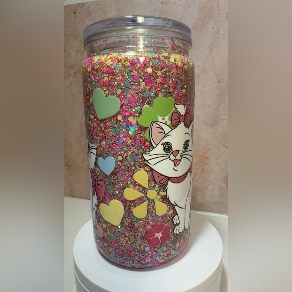 snowglobe cup (acrylic)